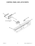 Diagram for 02 - Control Panel And Latch Parts