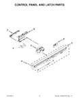 Diagram for 02 - Control Panel And Latch Parts