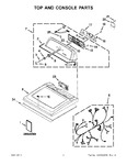 Diagram for 01 - Top And Console Parts