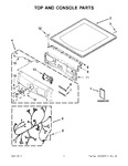 Diagram for 01 - Top And Console Parts