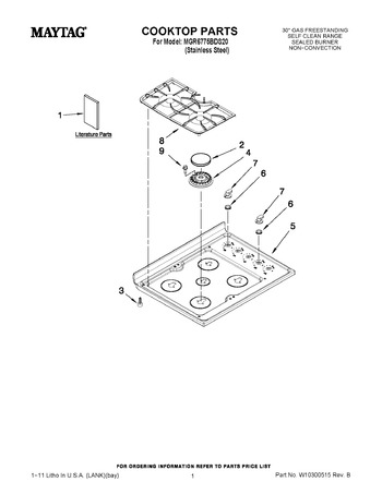 Diagram for MGR6775BDS20