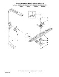 Diagram for 07 - Upper Wash And Rinse Parts