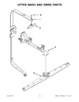 Diagram for 08 - Upper Wash And Rinse Parts