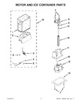 Diagram for 06 - Motor And Ice Container Parts