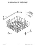 Diagram for 10 - Upper Rack And Track Parts