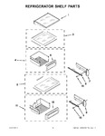 Diagram for 08 - Refrigerator Shelf Parts