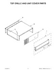 Diagram for 12 - Top Grille And Unit Cover Parts