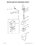 Diagram for 06 - Motor And Ice Container Parts