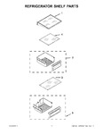 Diagram for 07 - Refrigerator Shelf Parts