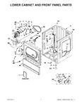 Diagram for 01 - Lower Cabinet And Front Panel Parts