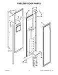 Diagram for 10 - Freezer Door Parts