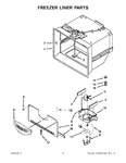 Diagram for 03 - Freezer Liner Parts