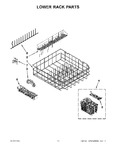 Diagram for 11 - Lower Rack Parts