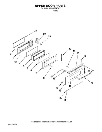 Diagram for MGR6875ADW27