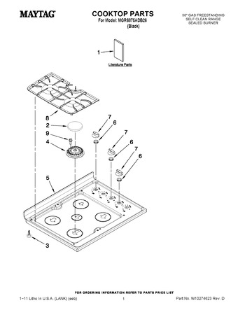 Diagram for MGR6875ADB26