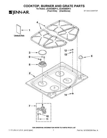 Diagram for JGC9430BDF14