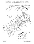 Diagram for 02 - Control Panel & Separator Parts