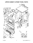 Diagram for 04 - Upper Cabinet & Front Panel Parts