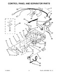 Diagram for 03 - Control Panel And Separator Parts