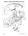 Diagram for 03 - Control Panel And Separator Parts