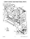 Diagram for 02 - Lower Cabinet And Front Panel Parts