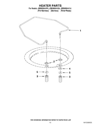 Diagram for JDB3600AWP4