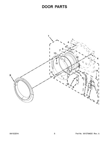 Diagram for YNED5800DW0