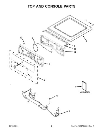 Diagram for YNED5800DW0