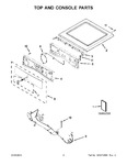 Diagram for 02 - Top And Console Parts