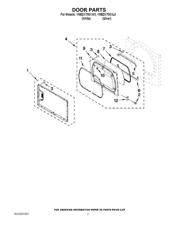 Diagram for YMEDX700XW0