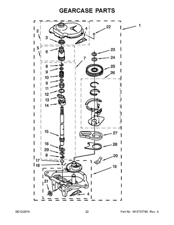 Diagram for MET3800XW2