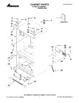 Diagram for 01 - Cabinet Parts