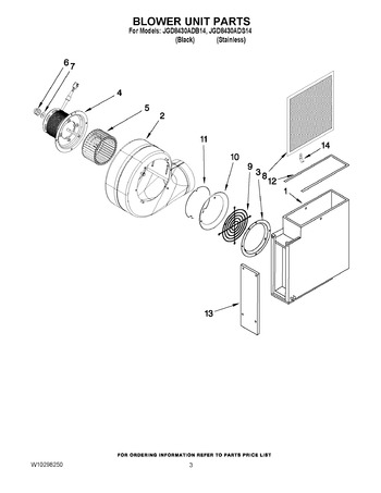 Diagram for JGD8430ADS14