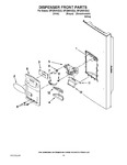 Diagram for 08 - Dispenser Front Parts