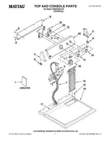 Diagram for MGDC300XW0