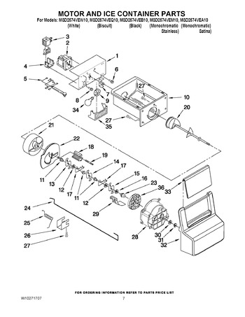 Diagram for MSD2574VEB10