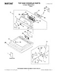 Diagram for 01 - Top And Console Parts