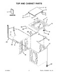 Diagram for 02 - Top And Cabinet Parts