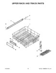 Diagram for 10 - Upper Rack And Track Parts