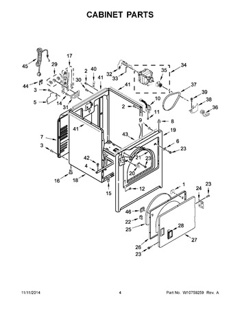 Diagram for YMEDC415EW0