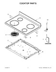 Diagram for 02 - Cooktop Parts