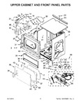 Diagram for 04 - Upper Cabinet And Front Panel Parts