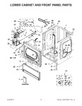 Diagram for 03 - Lower Cabinet And Front Panel Parts