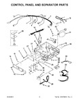 Diagram for 02 - Control Panel And Separator Parts