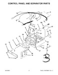 Diagram for 02 - Control Panel And Separator Parts