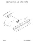 Diagram for 03 - Control Panel And Latch Parts