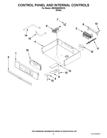 Diagram for MEW5630DDW18