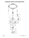 Diagram for 05 - Gearcase, Motor And Pump Parts