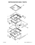 Diagram for 04 - Refrigerator Shelf Parts