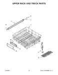 Diagram for 10 - Upper Rack And Track Parts